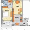 Dreiraumwohnung mit 67,7 qm